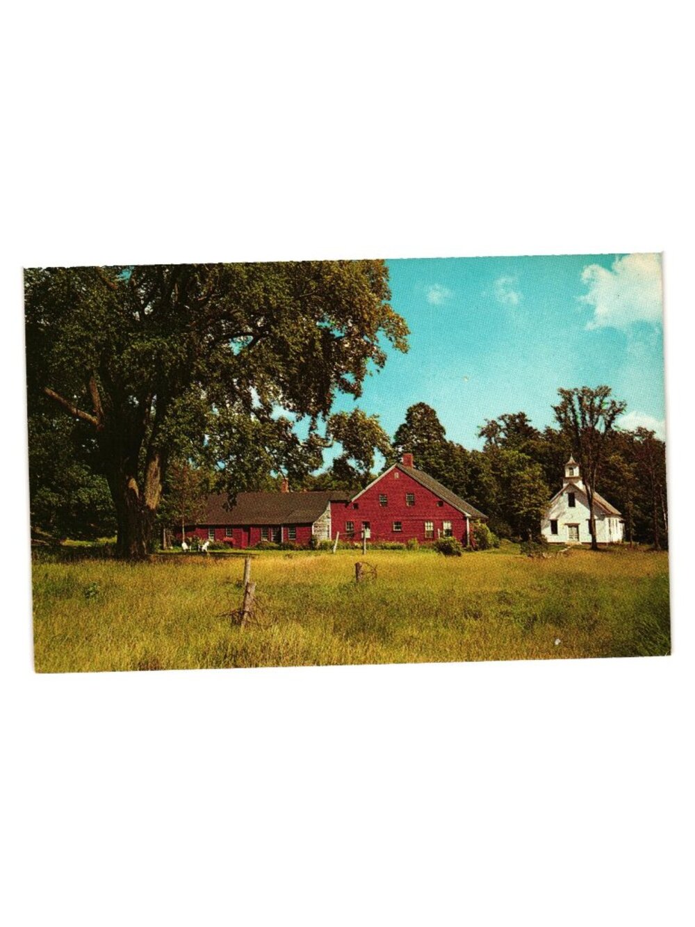 New England Colonial Home Postcard S307 Carleton Allen Historic Scenery Koppel